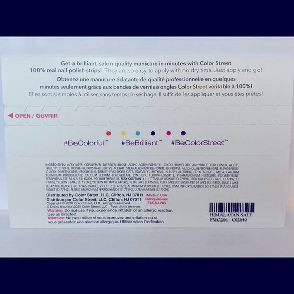 Color Street - Himalayan Salt - New - Picture 3 of 3